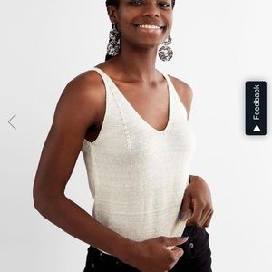 Rag Poets Maya Metallic Tank